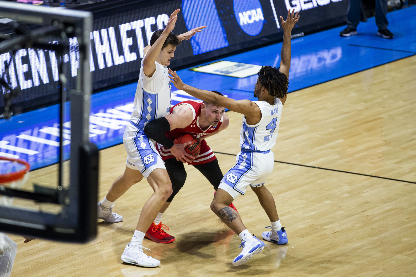 NCAA North Carolina Wisconsin Basketball